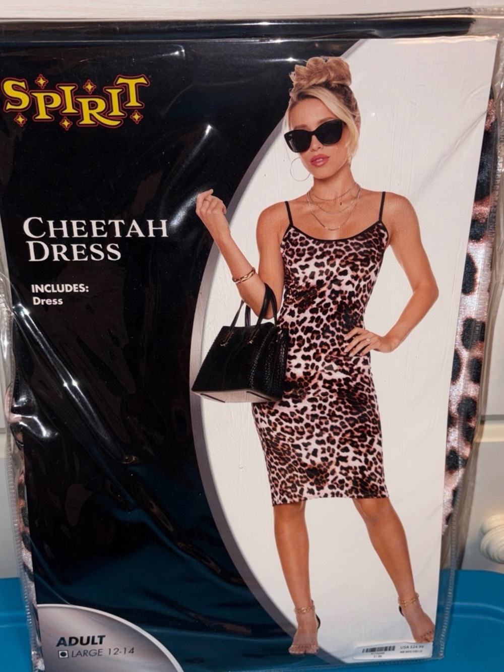 Spirit Leopard-Print Slip Midi Dress